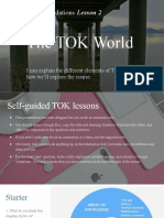 1.2 The TOK World Self-Guided Lesson Presentation