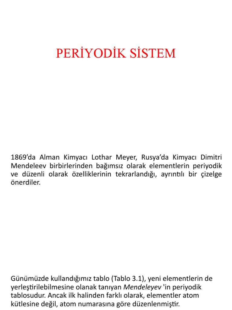 Periyodik Tablo 1 Pdf