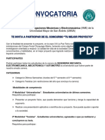 Convocatoria Del Concurso Tu Mejor Proyecto