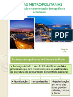 As Áreas Metropolitanas de Lisboa e Porto: Caracterização Demográfica e Económica