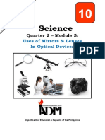 Science 10 Q2 M5 Uses of Mirrors and Lenses Modified