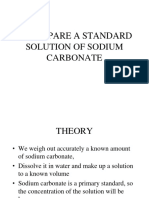 Prepare Sodium Carbonate Solution Guide | PDF | Chemical Substances ...