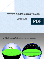 Movimento dos astros e determinação das horas do dia