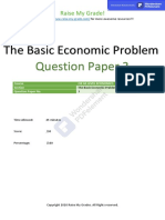 Basic Economic Problem 3