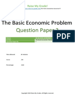 Basic Economic Problem 3