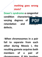 When Something Goes Wrong During Meiosis