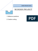 Wonder Project - Sandra Monleón García 1ºb