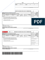 Boleto de pagamento de mensalidade universitária