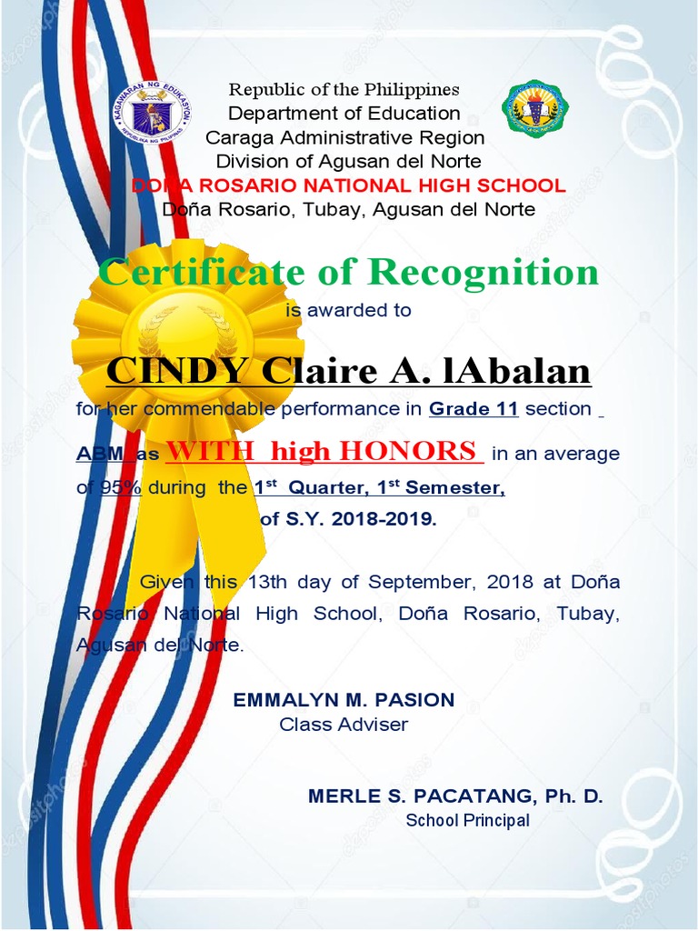 Abm Certificates PDF Government Public Administration