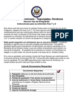 Visa T y U Honduras