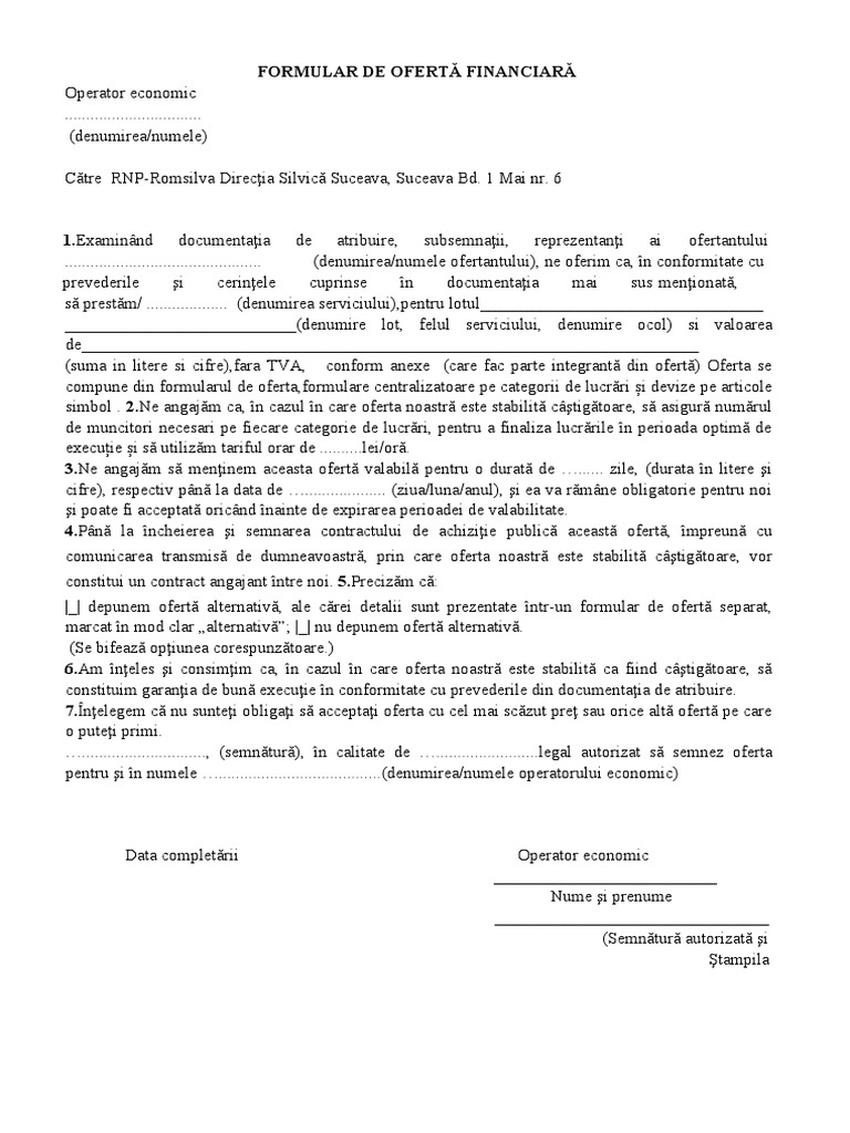 Formulare Regenerare-1 | PDF