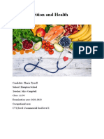Foods Nutrition and Health