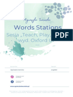 Word Cards Stations Teach Play & Shine PDF