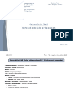 Géométrie CM2 Fiches D'aide À La Préparation