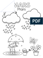 Coloriages Des Mois - Mars