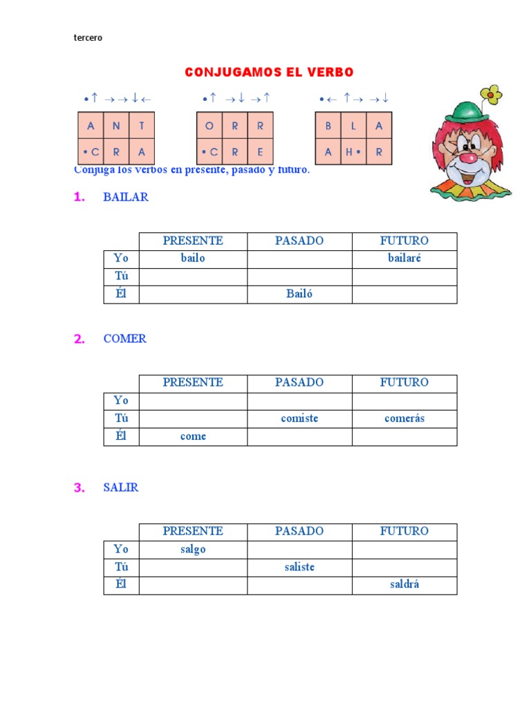 Conjugamos El Verbo | PDF | Verbo | Mecánica del lenguaje