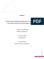 EXTRAVASACIONES DE FÁRMACOS CITOSTÁTICOS, No Citostaticos y Soluciones Agresivas