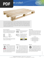 CHEP Euro Pallet Specifications and Details | PDF | Pallet | Lumber