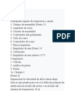 Factores que afectan el consumo de combustible