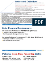 Solar Light Specification Protocol - Update - With Deck Fence Step String Light Requirement - Draft