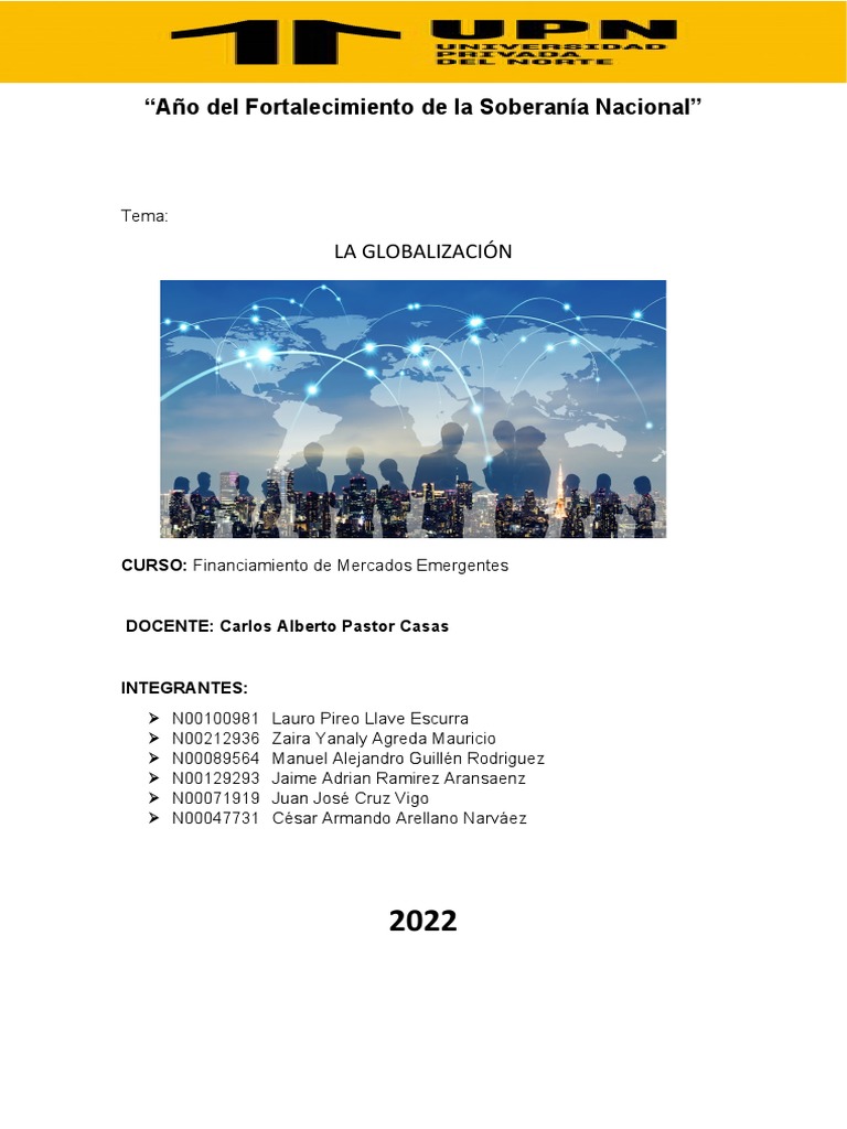 Impacto de la Globalización en Economías | PDF