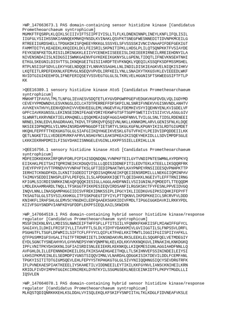 Candidatus Prometheoarchaeum Genoma SecuenciadoCandidatus Prometheoarchaeum Genoma Secuenciado