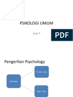 Psikologi umum: Pengertian, objek, ruang lingkup, dan metode