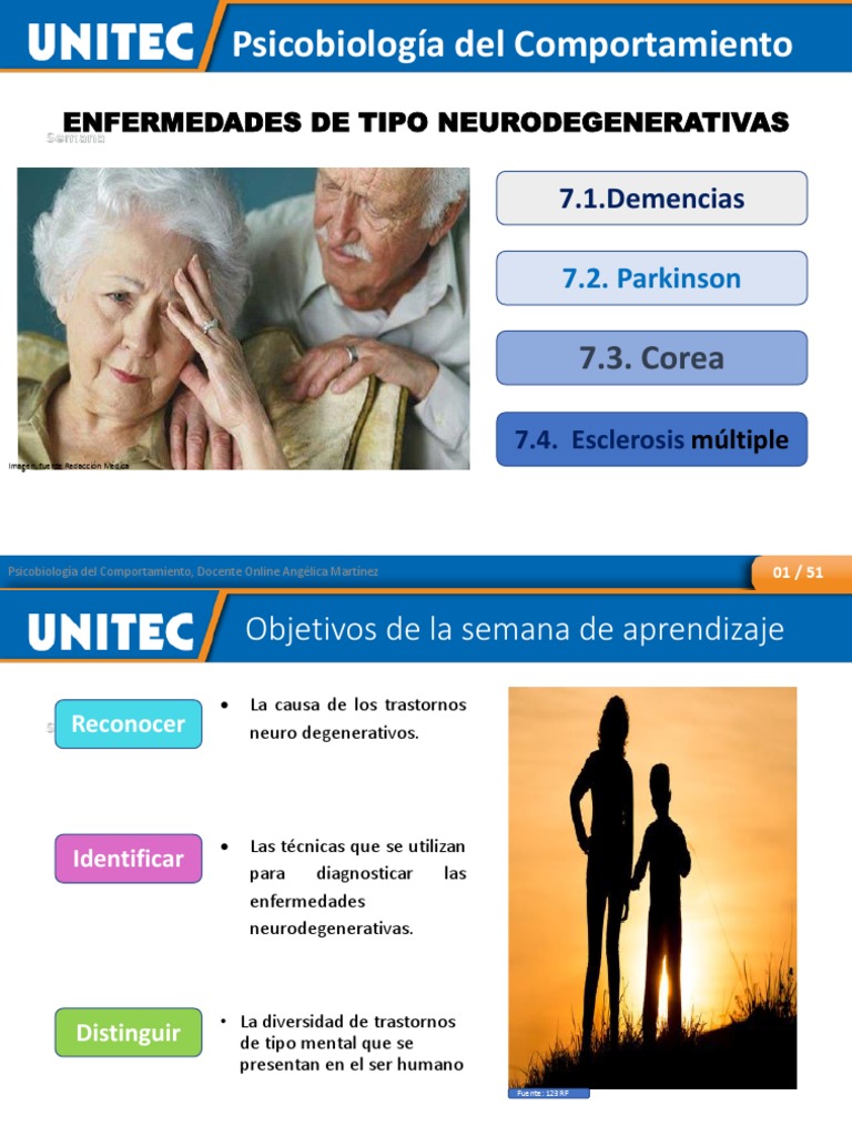 Unidad 7 - Enfermedades de Tipo Neurodegenerativas | PDF | Esclerosis ...