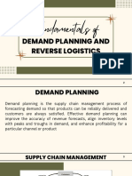 Fundamentals of Demand Planning and Reverse Logistics Report