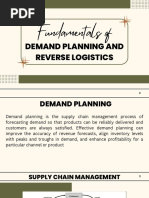 Fundamentals of Demand Planning and Reverse Logistics Report