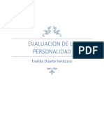 Evaluacion de La Personalidad - Evalilia Duarte