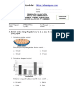 Soal STS 2 Matematika Kelas 1