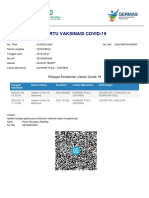 Kartu Vaksinasi Covid-19 Istikomah