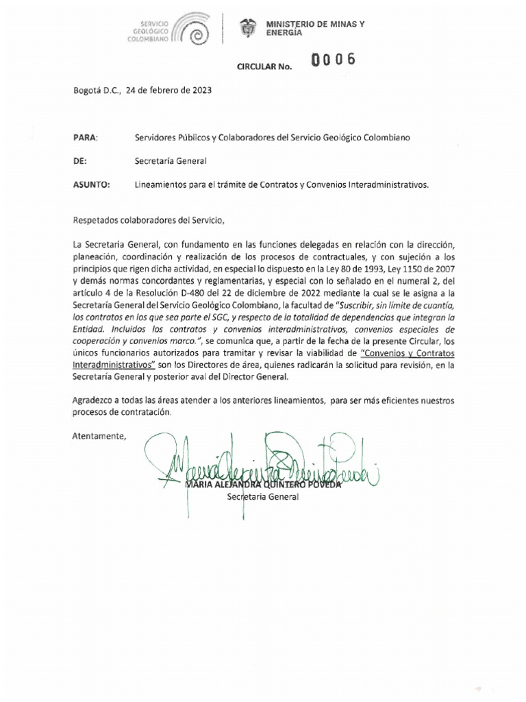 Circular 006-2023 | PDF