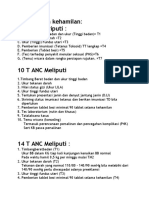 Pengawasan Kehamilan 7 T - 10 T-14 T ANC