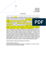 Casos psiquiatría: Demencia fronto temporal