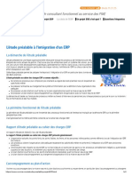 L - Analyse Préalable Au Projet ERP - Une Étape de Préparation Des Process de L'entreprise