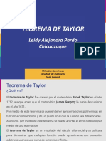 Teorema de Taylor: aproximaciones polinómicas
