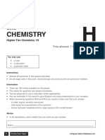 Chemistry - Free Practice Exam Paper