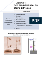 Mec Fluidos Unidad 1 - 2 Medicion de La Presion 2018 - 2 UPDATED 2