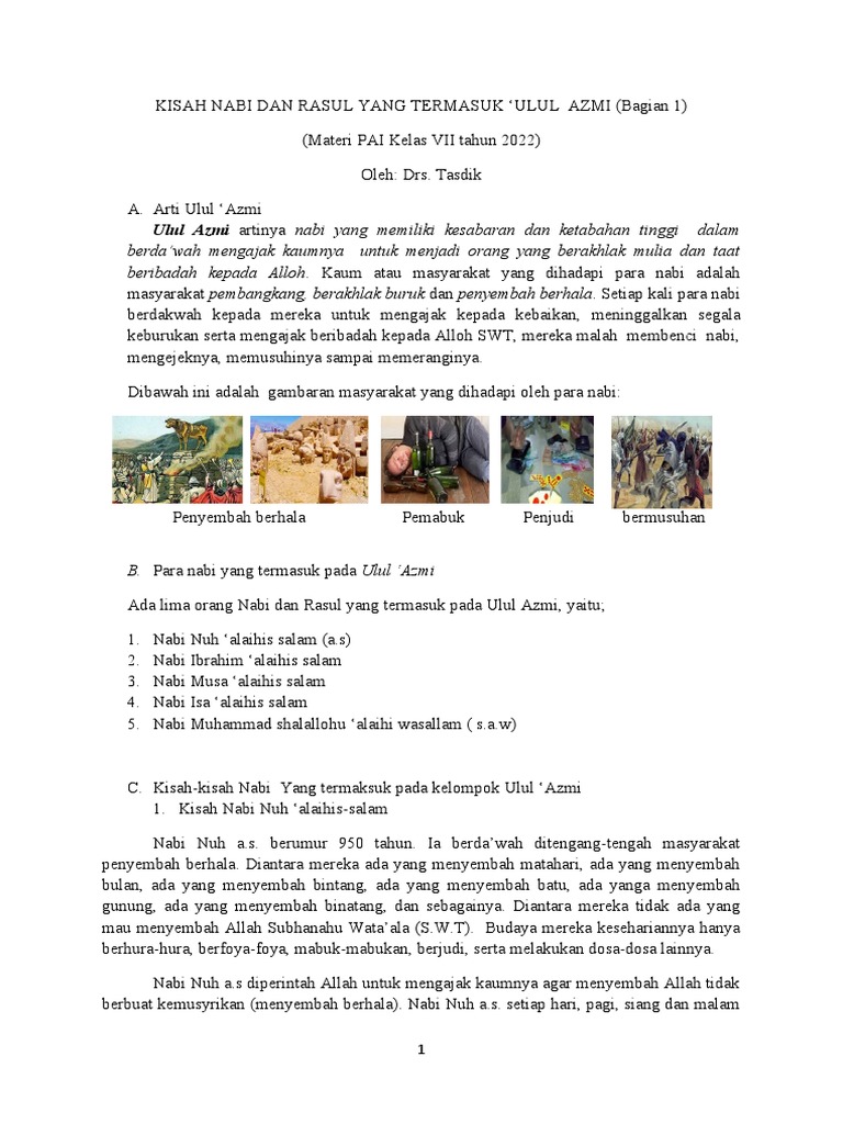 7 Rosul Ulul - Azmi Bagian 1 | PDF