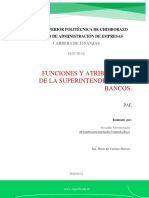 Superintendencia de Bancos Funciones y Atribuciones