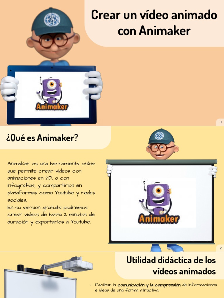 Tutorial Animaker | Descargar gratis PDF | Youtube | Comunicación