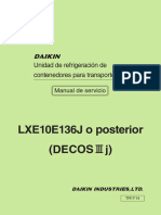 LXE10E136J o Posterior (DECOS J) : Unidad de Refrigeración de Contenedores para Transporte Marítimo