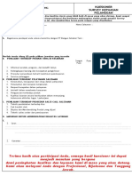 Form Survey Kepuasan Pelanggan