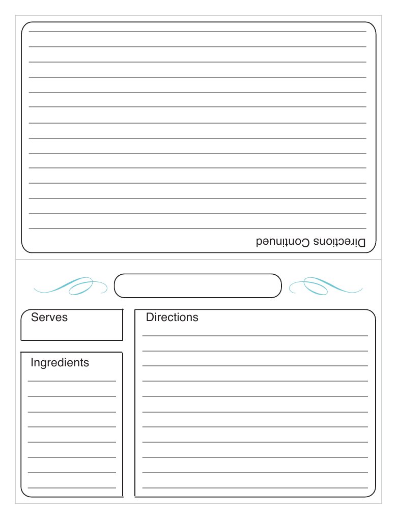 Recipe Card | PDF