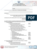 Eval Sheet MT1