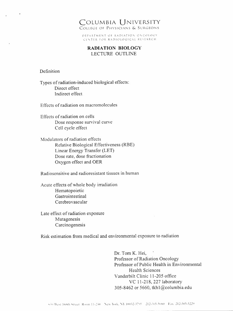 Rad Bio | PDF