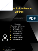 Problema Socioambientais - Apresentação