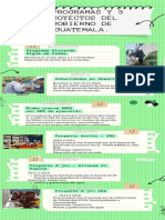 3 Programas y 3 Proyectos Del Gobierno de Guatemala.